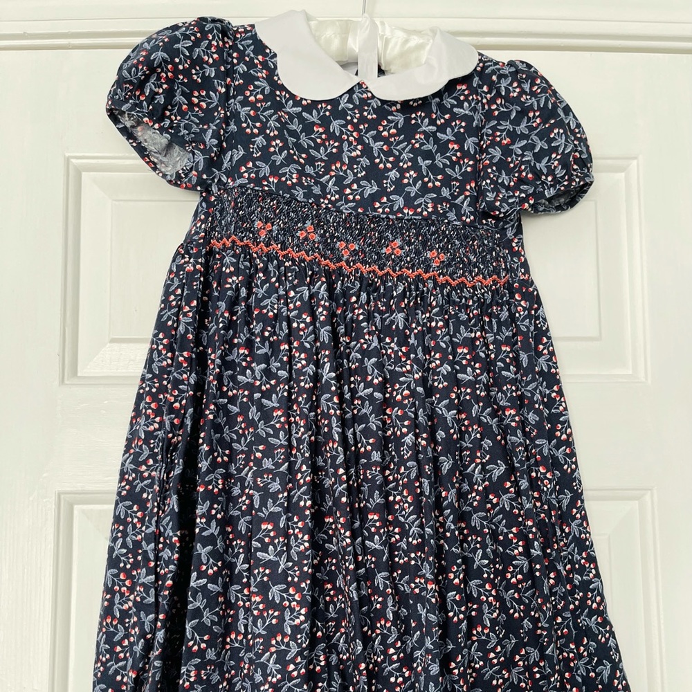 Modest ditsy print dress